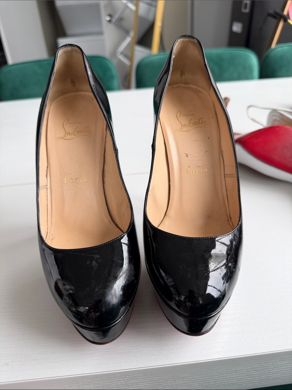 Christian Loubiton Bianca Platform Classic ❤️ - Picture 2 of 5